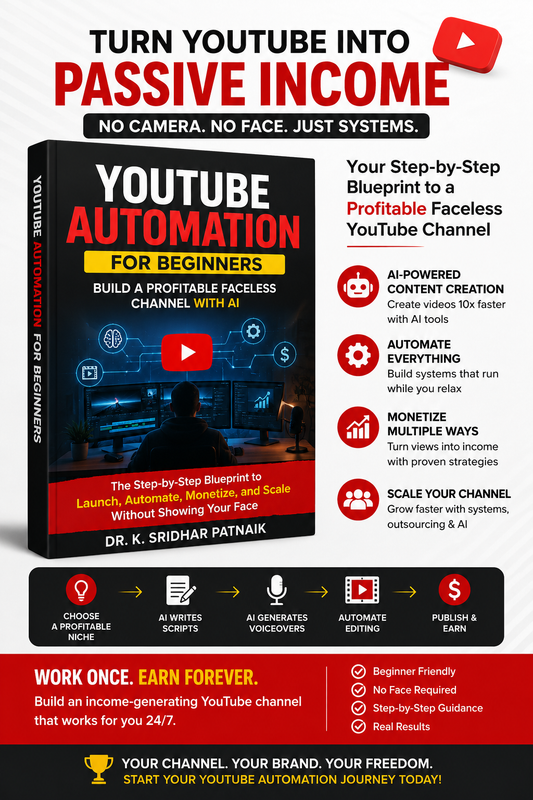 YouTube Automation for Beginners: Build  a Profitable Faceless Channel with AI